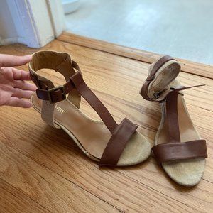 Nine West Rileigh Strap Wedge Heels, Size 8